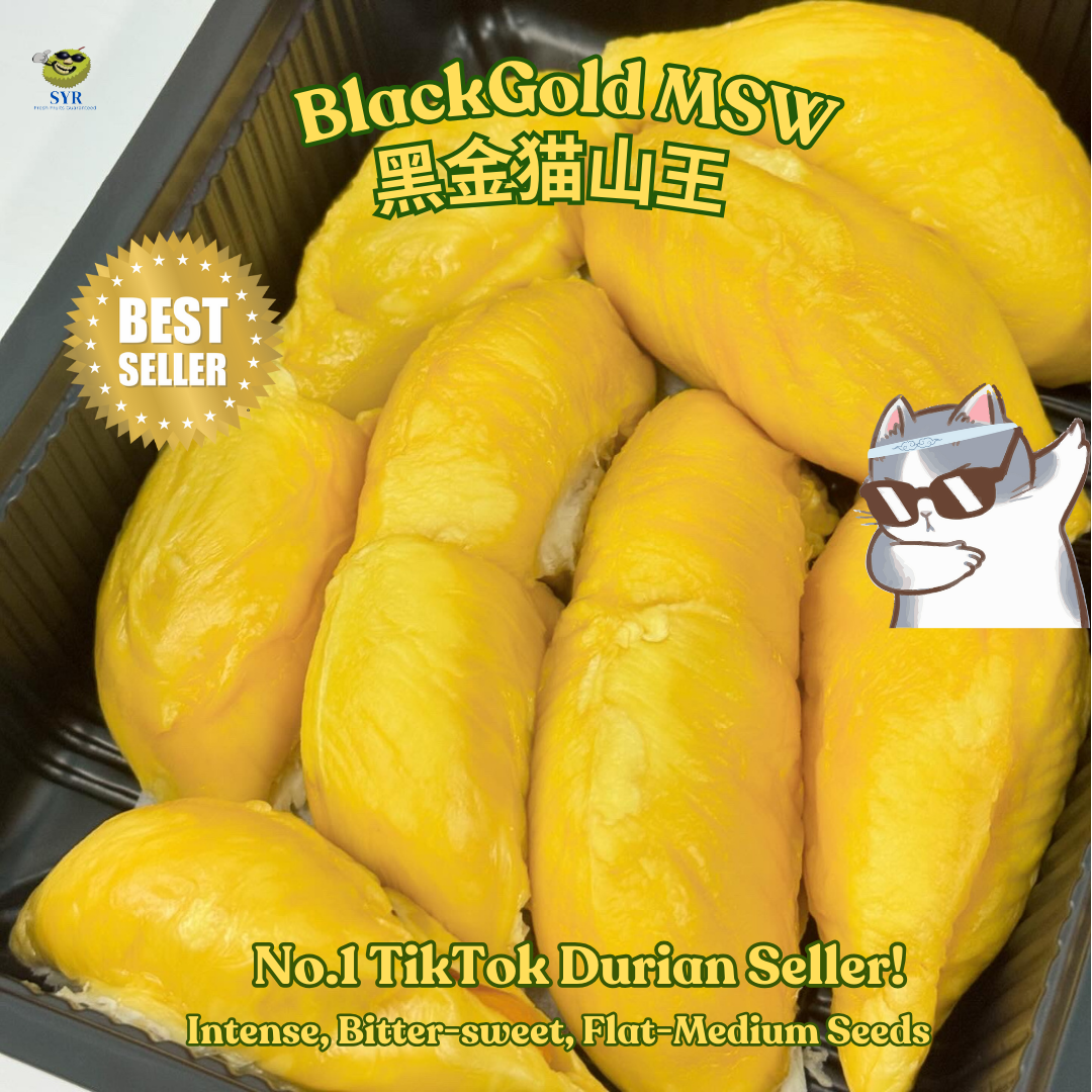 Black Gold Old Tree Musang King MSW Durian | 500g